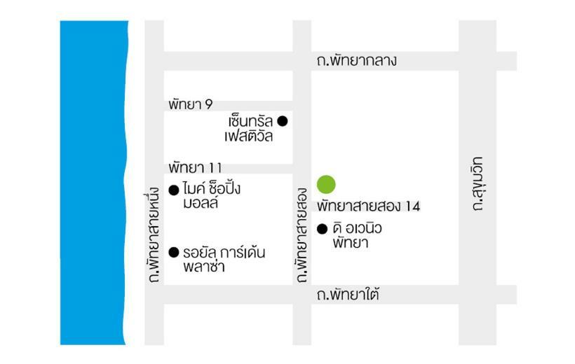 The Base Deluxe Apartment Pattaya Exterior foto